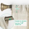 Home Queen Tie Up Curtain Valance Window Topper for Living Room, Adjustable Balloon Rod Pocket Drape Valence, Set of 1, 54 X 20 Inch, Linen - Image 3