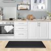 KitchenClouds Kitchen Mat Cushioned Anti Fatigue Kitchen Rug 17.3"x39" Waterproof Non Slip Kitchen Rugs and Mats Standing Desk Mat Comfort Floor Mats for Kitchen House Sink Office (Black) - Image 7