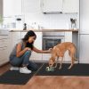 Mattitude Kitchen Mat 2PCS Kitchen Rugs Cushioned Anti-Fatigue Rug Waterproof Standing Desk Mat Kitchen Mats for Floor Kitchen Rug Set for Kitchen, Sink, Office 17.3"×30"+17.3"×47" Black - Image 7