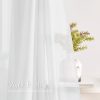 NICETOWN Scarf Curtain for Living Room - Elegant Solid Voile Sheer Valance Topper Long Window Treatment Scarf for Villa/Cottage (1 PC, Light Gray, W60 x L216) - Image 4