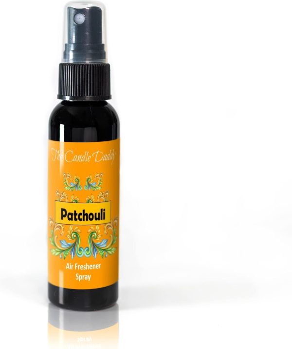 Patchouli Spray - Patchouli Incense Scented - Room/Car Air Freshener Spray – 2 Ounce Spray Bottle Yellow