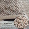 Yancorp Kitchen Rugs of 2 PCS Kitchen Floor Mats Washable Outdoor Rug Jute Rug Non Slip Kitchen Runner Rugs Mats Absorbent Cushioned Anti Fatigue for Kitchen, Floor Home, Office, Laundry,Khaki - Image 3