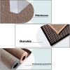 Yancorp Kitchen Rugs of 2 PCS Kitchen Floor Mats Washable Outdoor Rug Jute Rug Non Slip Kitchen Runner Rugs Mats Absorbent Cushioned Anti Fatigue for Kitchen, Floor Home, Office, Laundry,Khaki - Image 7